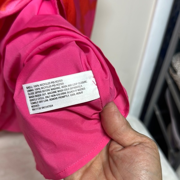 kate spade Pink and Red Floral Peplum Midi Dress - Picture 11 of 14